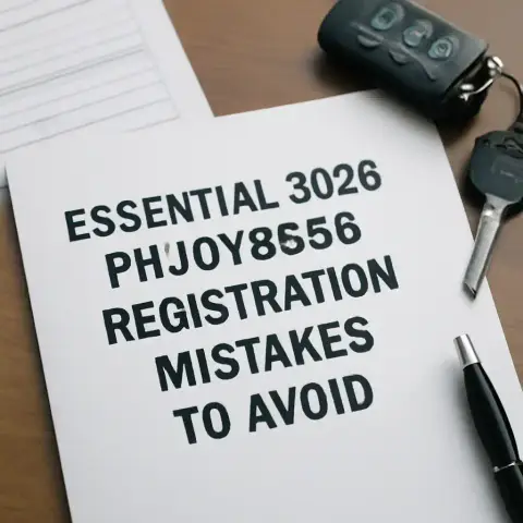 Essential 2026 PHJOY8888 Registration Mistakes to Avoid